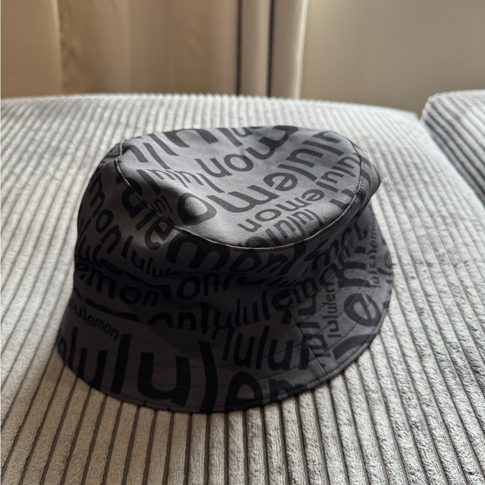 lululemon athletica Black Textured Bucket Hat